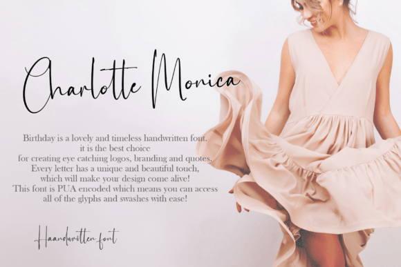 Birthday Font - Preview 2