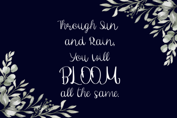 Bloom Font - Preview 1