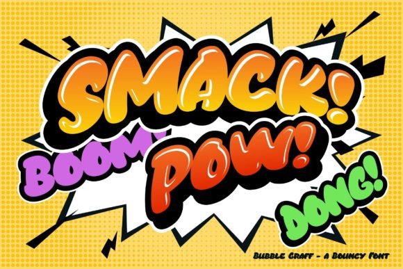 Bubble Graff Font - Preview 3