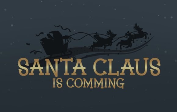 Christmas Lounge Font PNG with transparent background - Preview 2