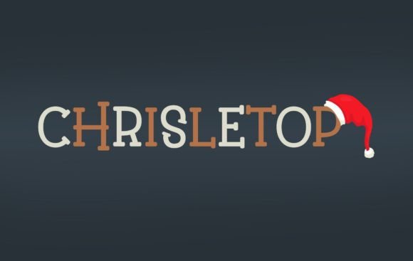 Christmas Lounge Font PNG with transparent background - Preview 4