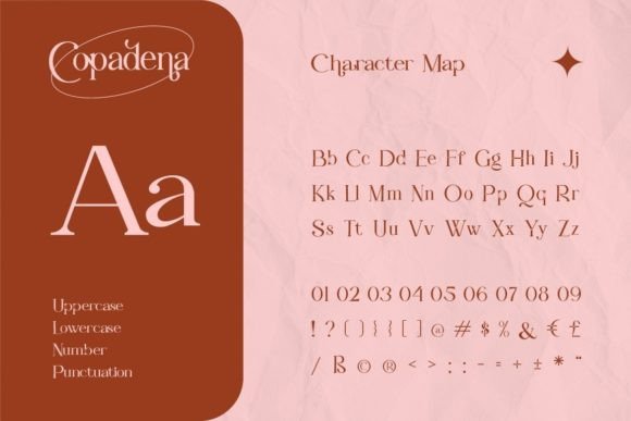 Copadena Font - Preview 1