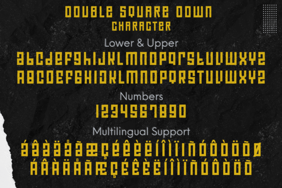 Double Square Font - Preview 2