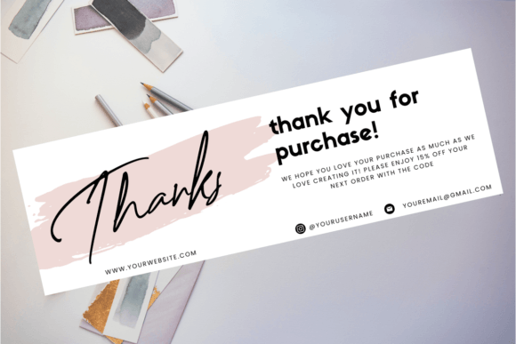 Editable Canva Thank You Card 39