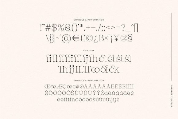Gardner Font - Preview 2