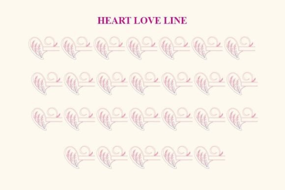 Heart Flower Monogram Font - Preview 3