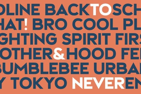 Magnol Font PNG with transparent background - Preview 5