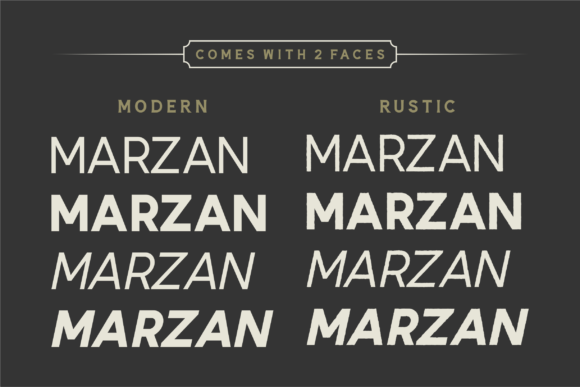 Marzan Font PNG with transparent background - Preview 1