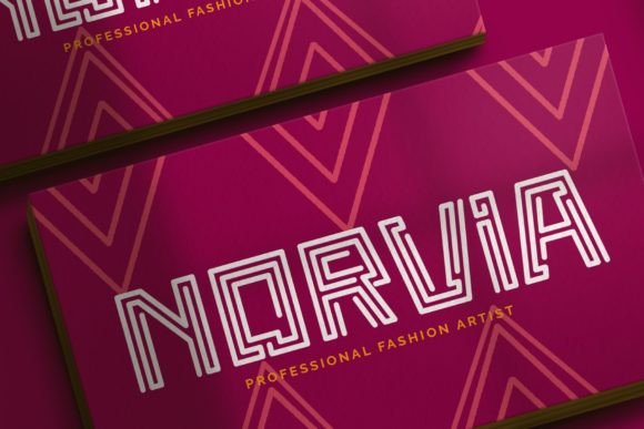 Mornad Font font preview - 1