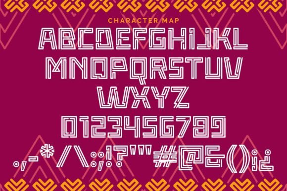 Mornad Font font preview - 6