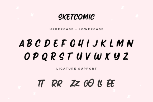 Sketcomic Font font preview - 6