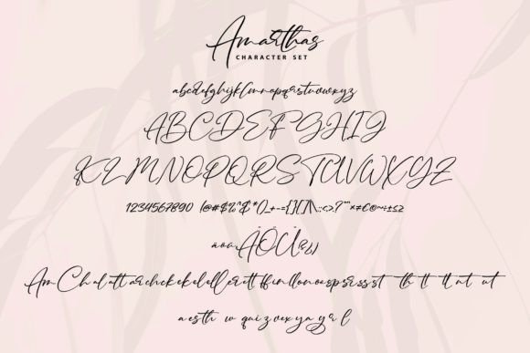 Amarthas Font - Preview 4