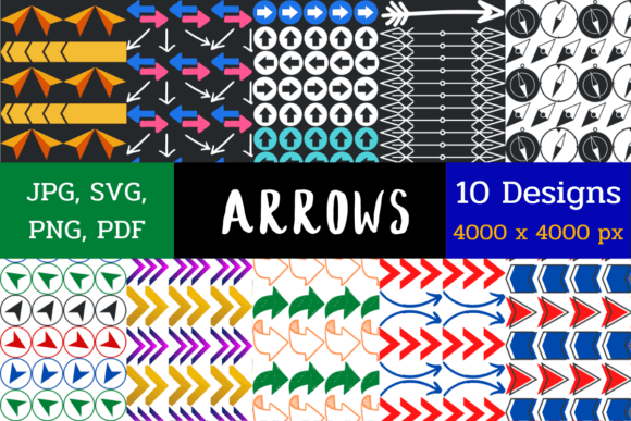Arrow Graphic Patterns By VYCstore