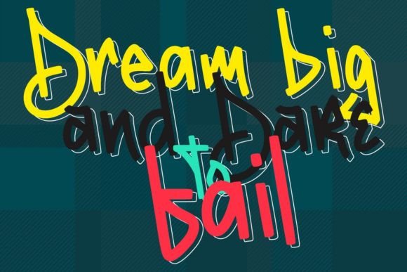 Big Honks Font PNG with transparent background - Preview 6