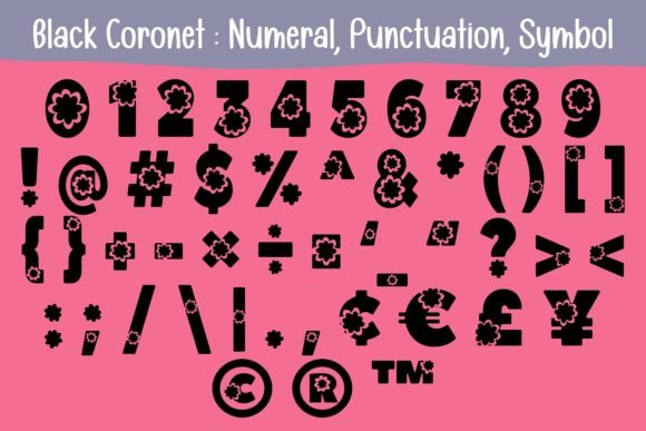 Black Coronet Font - Preview 5