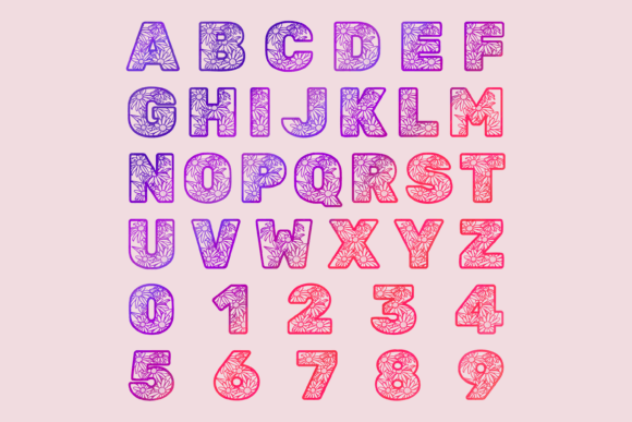 Black Eyed Susan Lace Font - Preview 1