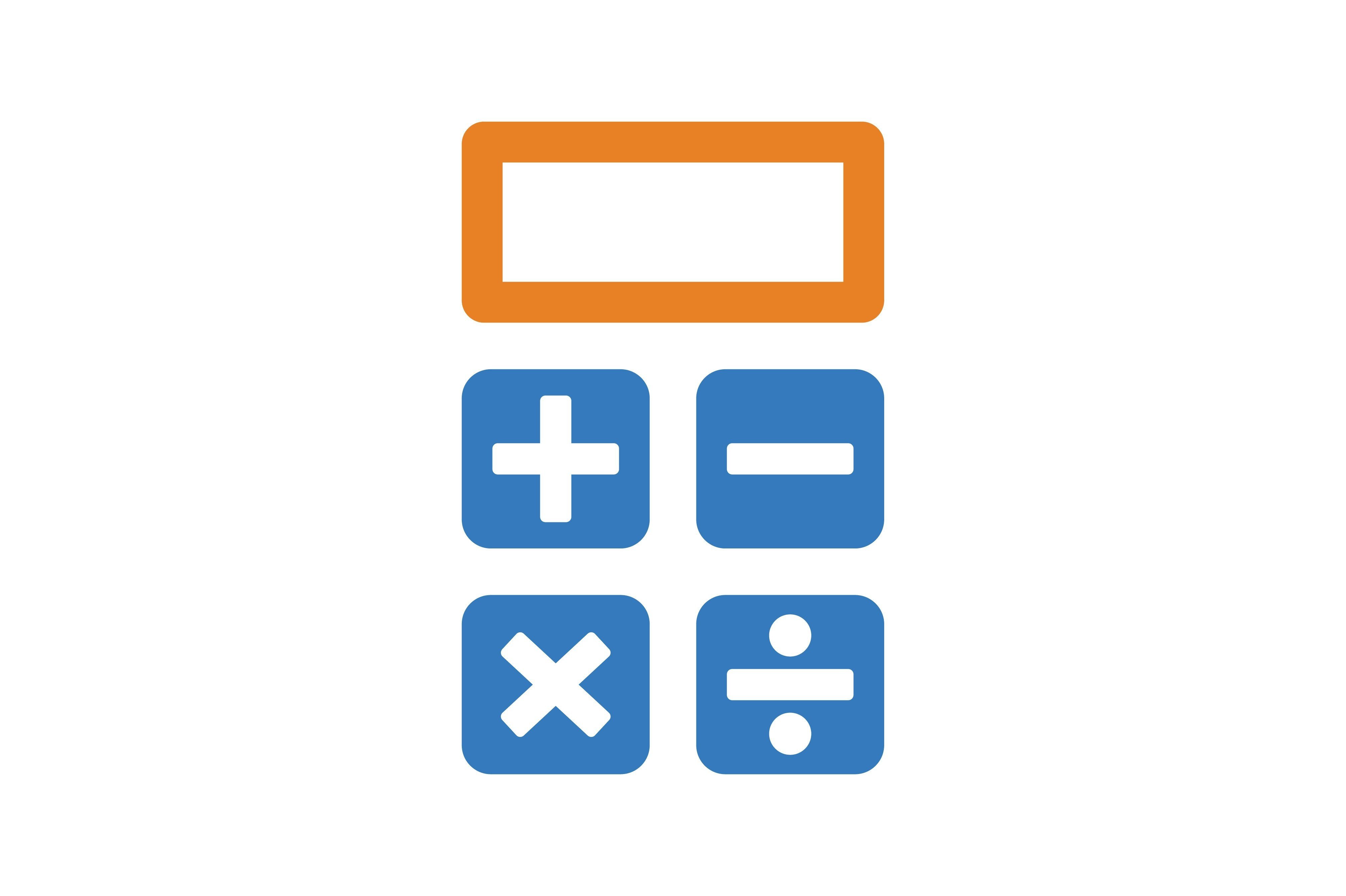Calculator, Calculation Icon. Graphic by dhimubs124s · Creative Fabrica