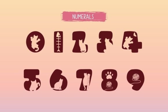 Cat Love Font - Preview 3