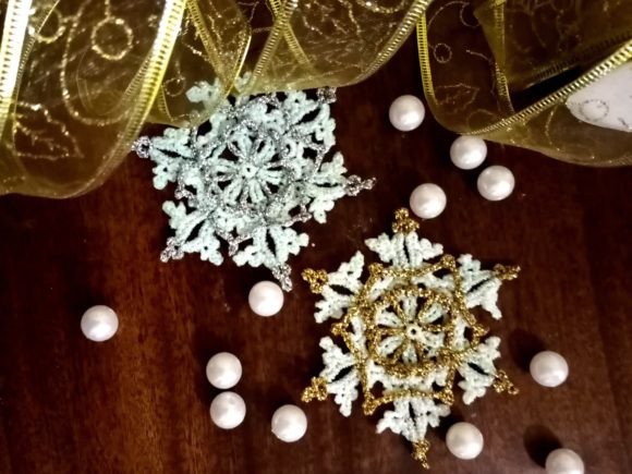 Crochet Snowflakes. Pattern