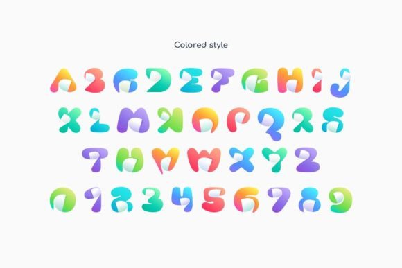 Curled Corner Font - Preview 3