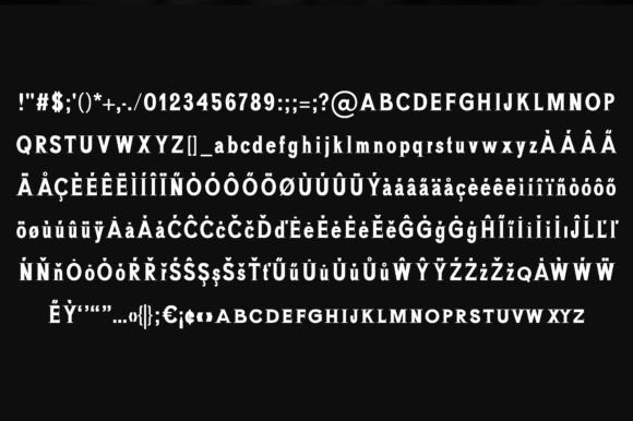 Flaner Font PNG with transparent background - Preview 2