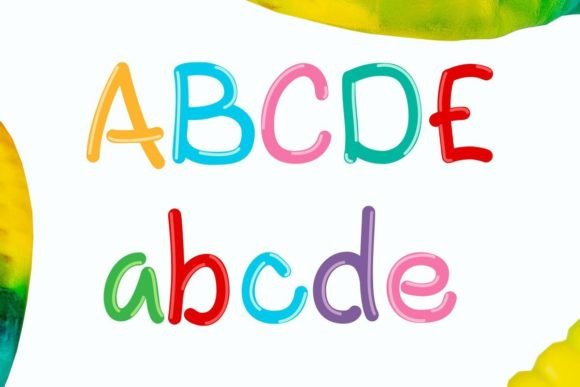 Hagen Kids Jellystick Font PNG with transparent background - Preview 1