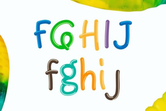 Hagen Kids Jellystick Font PNG with transparent background - Preview 2