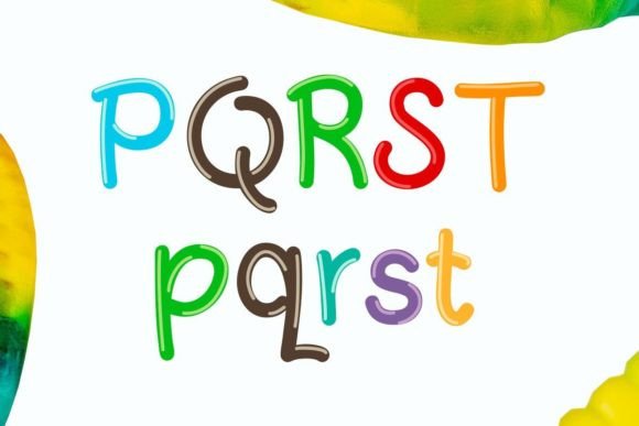 Hagen Kids Jellystick Font PNG with transparent background - Preview 4