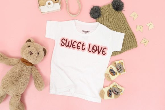 Hope Love Brown Duo Font PNG with transparent background - Preview 3