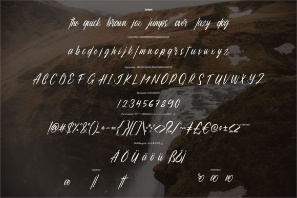 Kenthisa Font PNG with transparent background - Preview 5