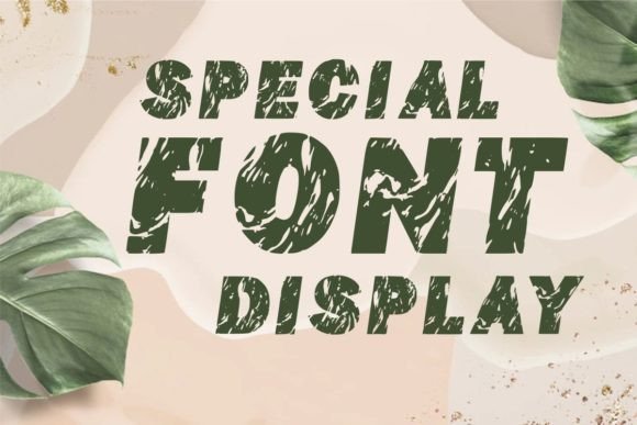 Loreng Marble Font PNG with transparent background - Preview 3