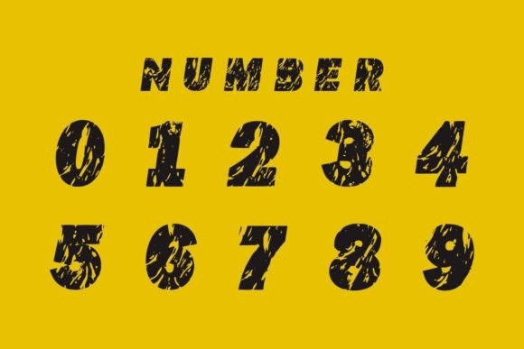 Loreng Marble Font PNG with transparent background - Preview 6