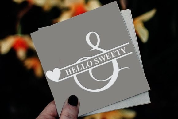 Loved Monogram Font PNG with transparent background - Preview 1