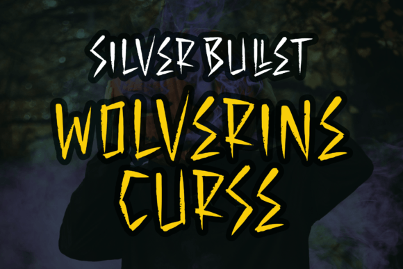 Monster Hellowen Font PNG with transparent background - Preview 1