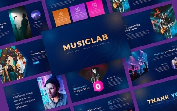 Musiclab - Google Slides Template