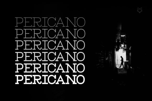 Pericano Font PNG with transparent background - Preview 1