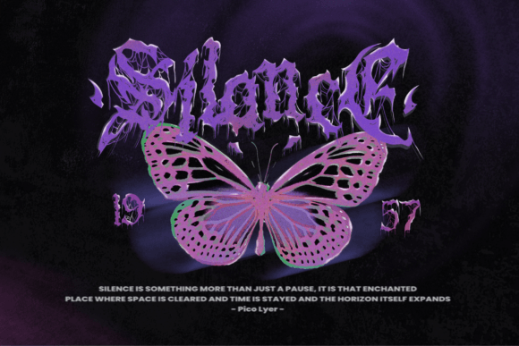 Phenom Mouse Font PNG with transparent background - Preview 3