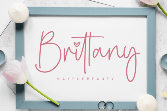 Romantic Austine Font PNG with transparent background - Preview 2