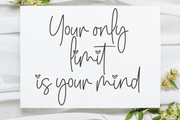 Romantic Austine Font PNG with transparent background - Preview 4