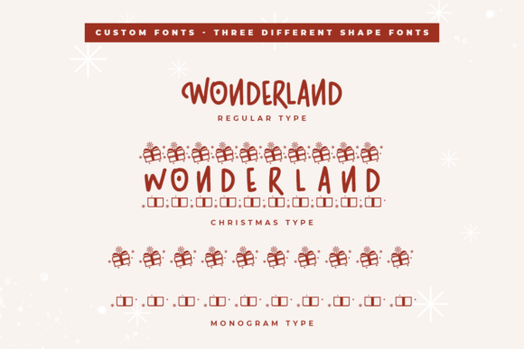 Snow Boom Font PNG with transparent background - Preview 1