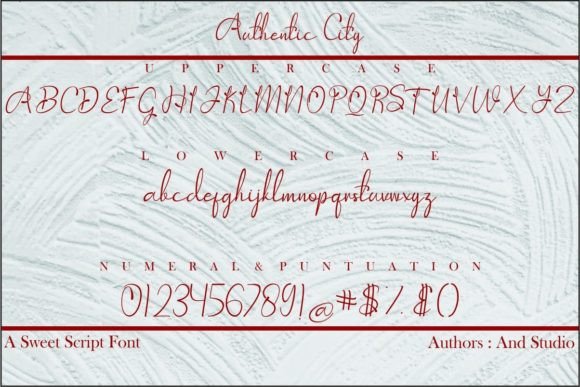 Authentic City Font - Preview 1