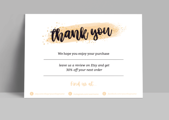 Canva | Editable Thank You Card 42