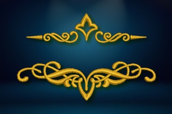Exquisite Golden Frame