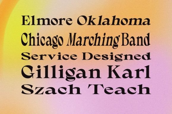Gavency Font - Preview 3