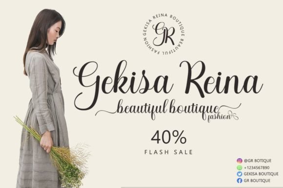 Gelisa Font PNG with transparent background - Preview 2