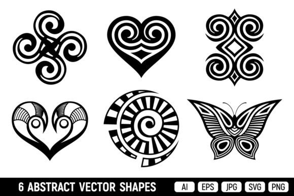 Geometric Shapes, Design Elements Graphic by AVK graphics · Creative Fabrica font preview