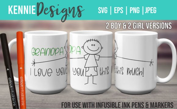 Grandpa Infusible Ink Pen Marker Mug Svg Graphics