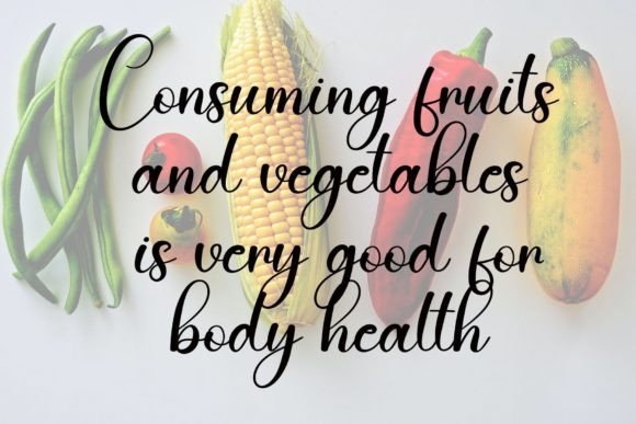 Healthy Font PNG with transparent background - Preview 1
