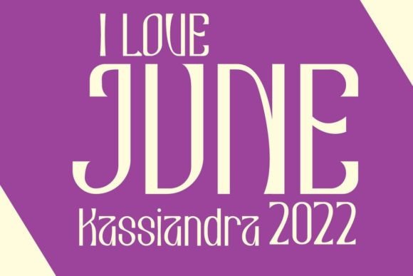 Kassiandra Font PNG with transparent background - Preview 3