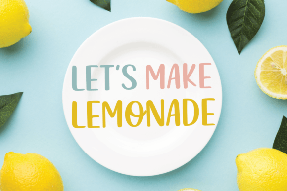 Lemon Bright Font PNG with transparent background - Preview 2